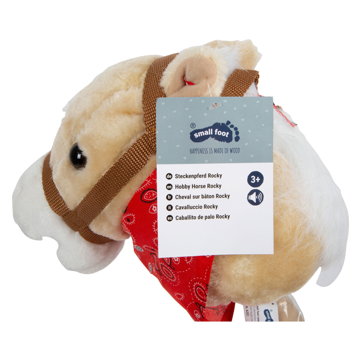 Majhen leseni hobi konj Rocky, 80 cm