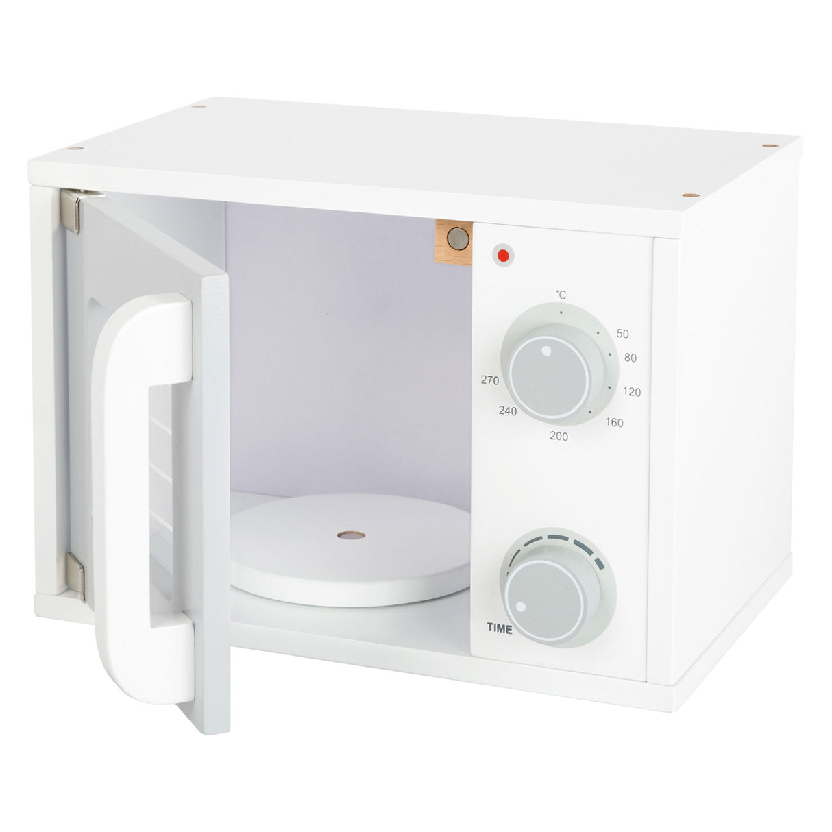 Microondas de madera de pie pequeño