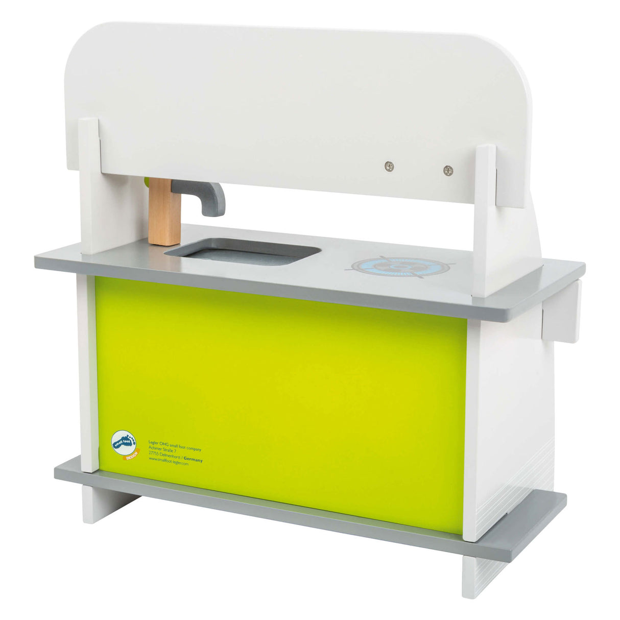 Small Foot Wooden Play Kitchen Compact, 9-piece.