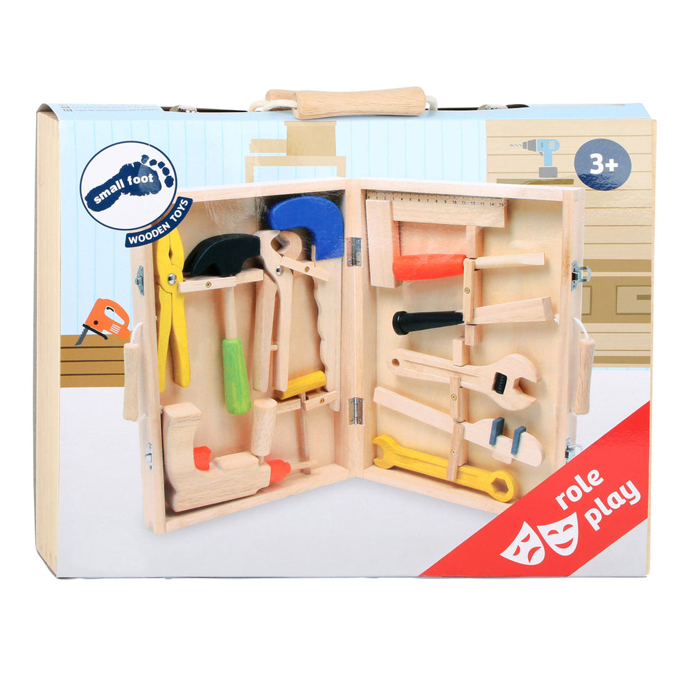 Kleiner Fuß - Holzwerkzeugkoffer, 13dlg.