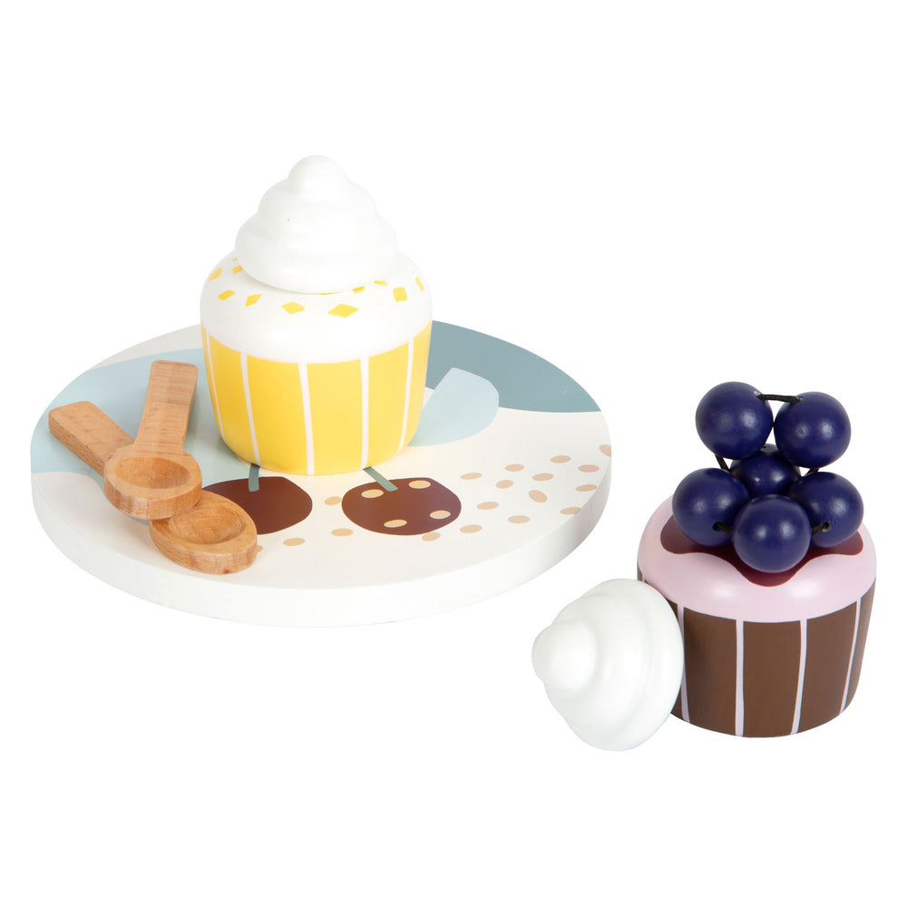 Small Foot Wooden Coffee and Tea Set Tasty, 16pcs.