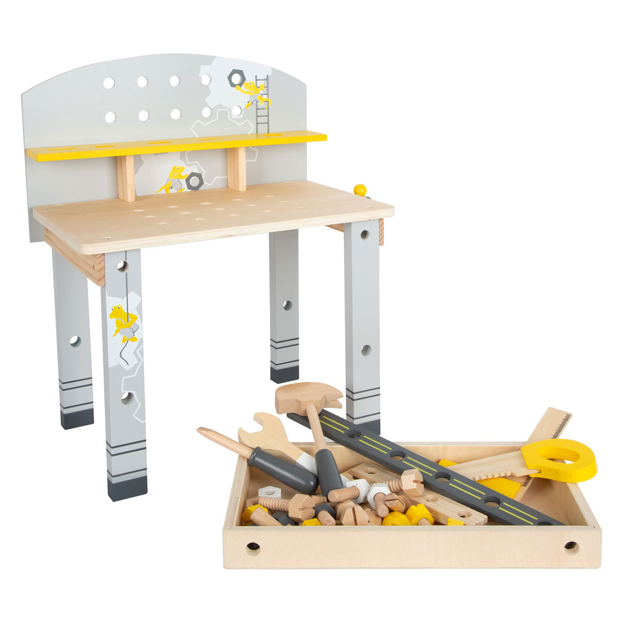 Small Foot - Wood Workbench Compact miniwob, 34dlg.