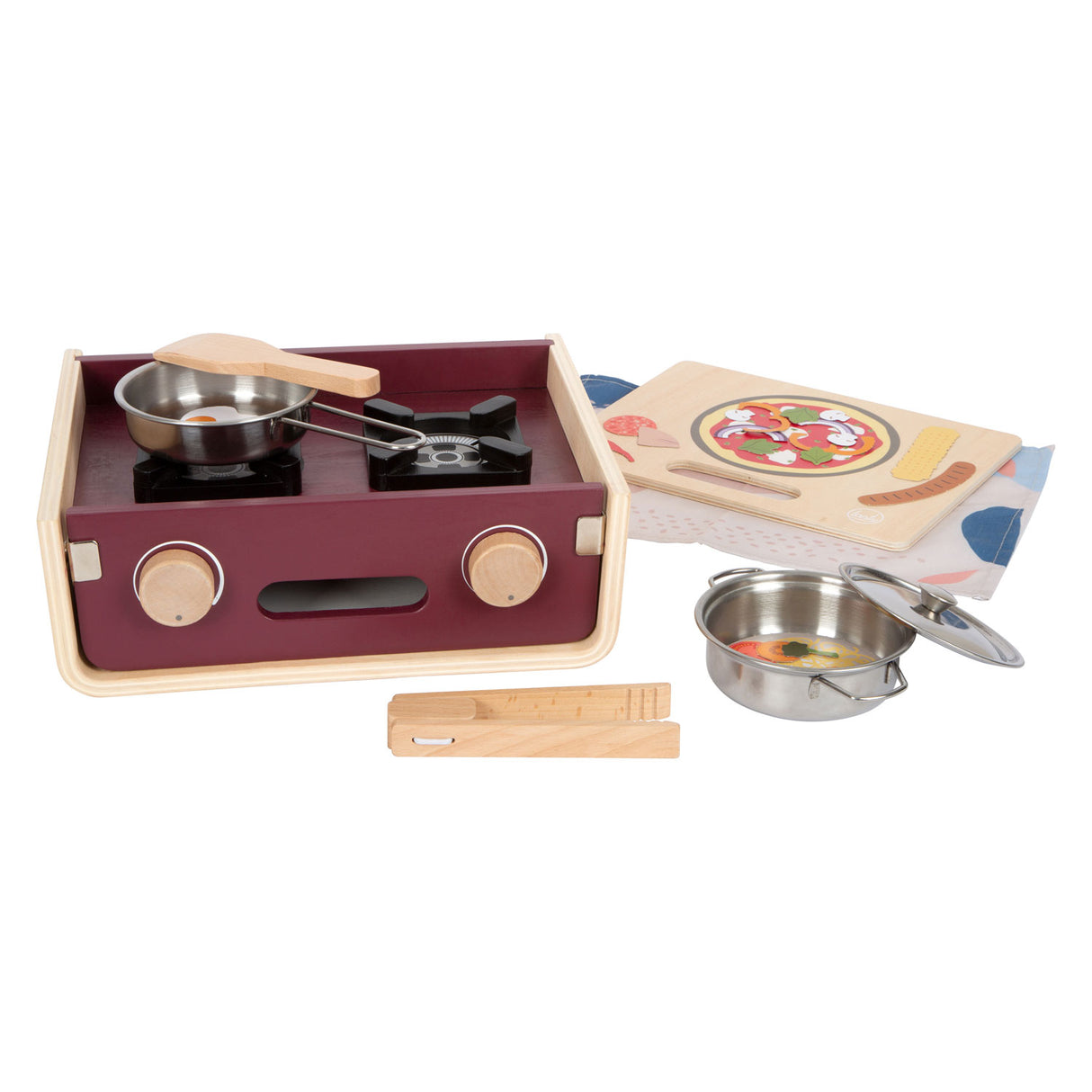 Small foot - houten camping speelkeuken tasty, 9dlg.