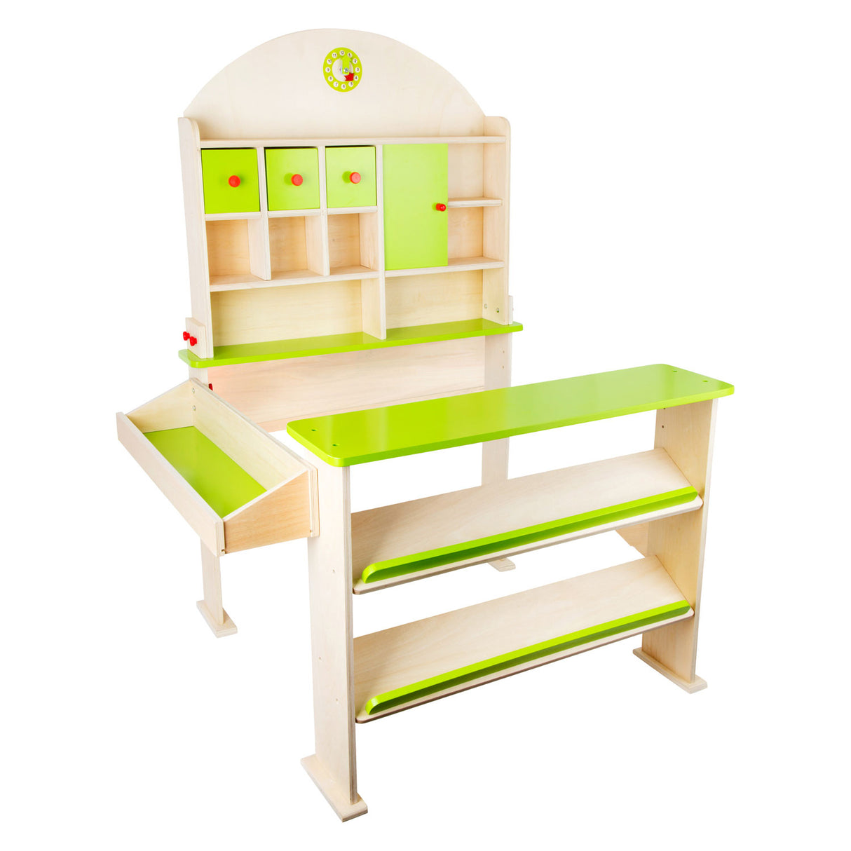 Mercado de madeira de pé pequeno e compra Straam