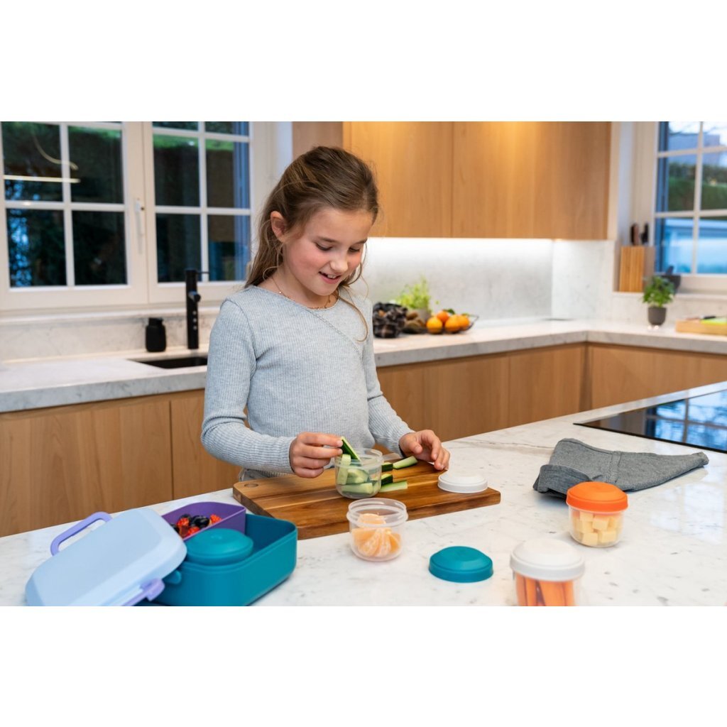 Pudełko na lunch Amuse z przegródką Rikko i 2 przekąskami w kształcie laguny