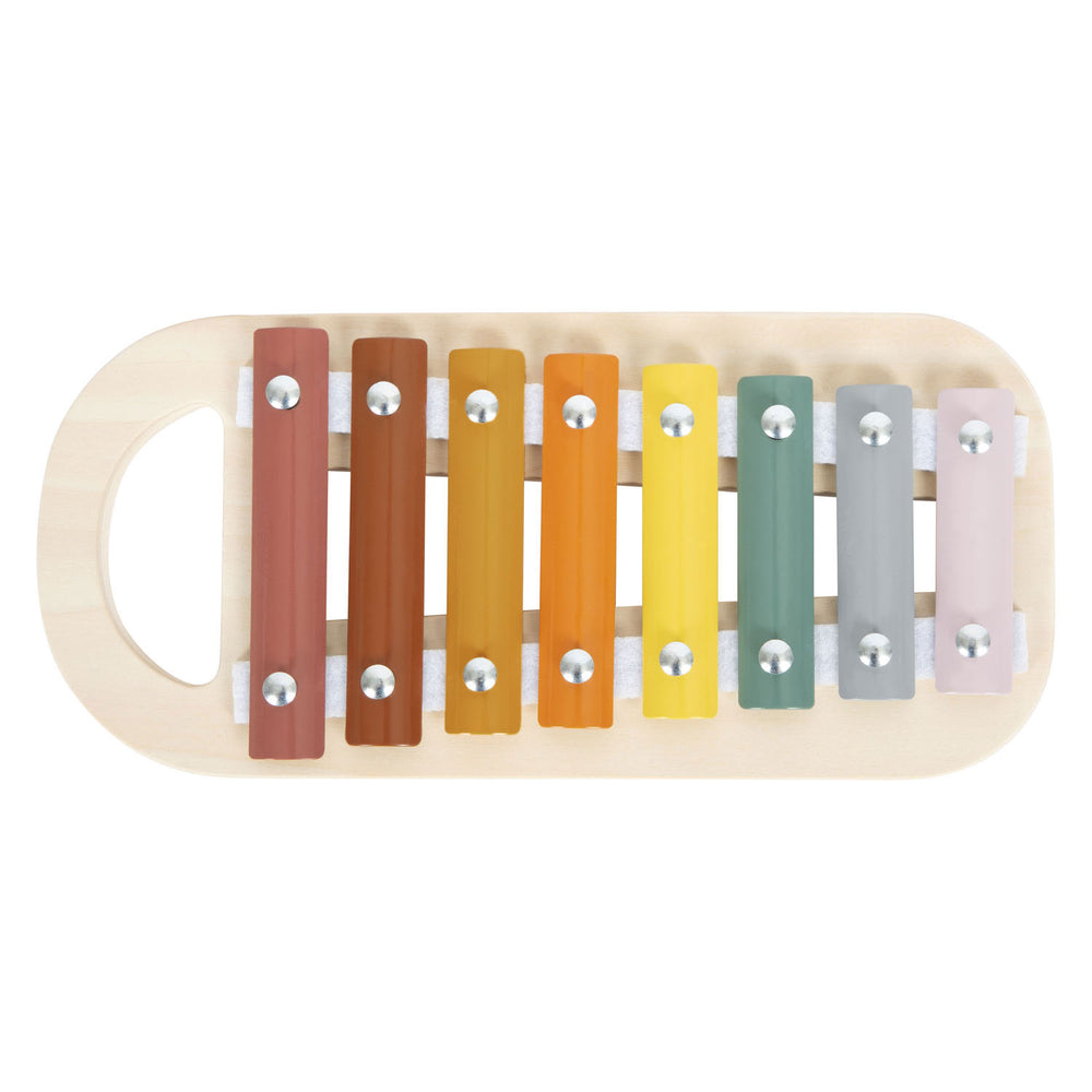 Small Foot Wooden Xylophone and Hammer Bench Safari, 5pcs.