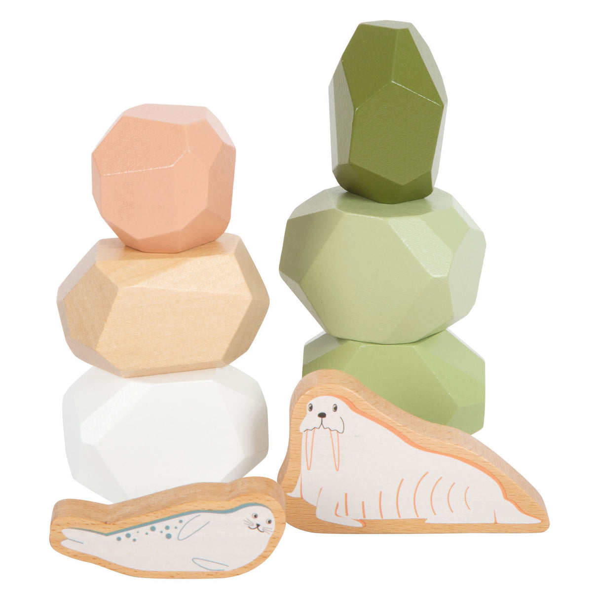 Kis lábú fa egyensúly kő sarkvidék, 11dlg.