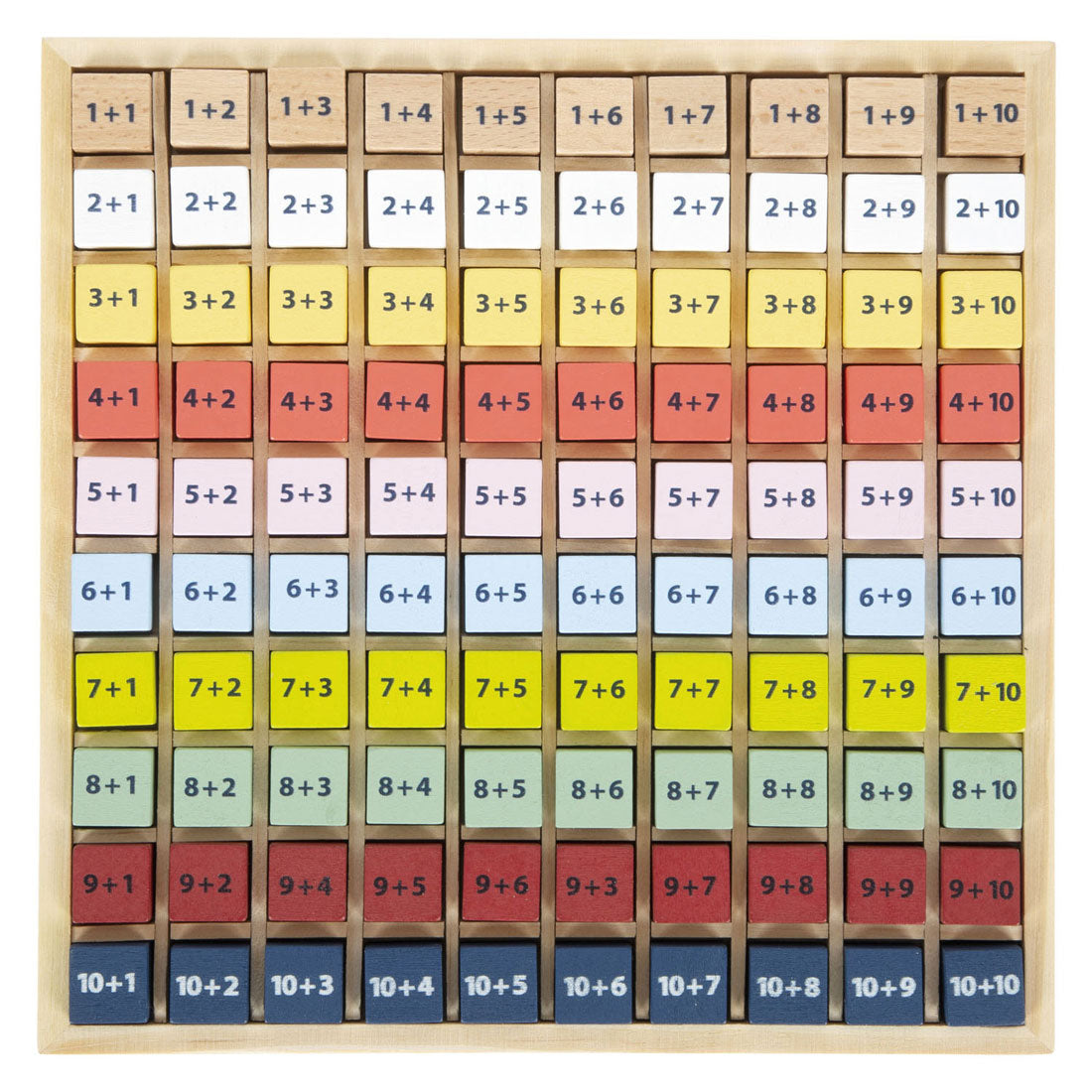 Pieni jalka puinen laskentataulu Lisää väriä, 100dlg.