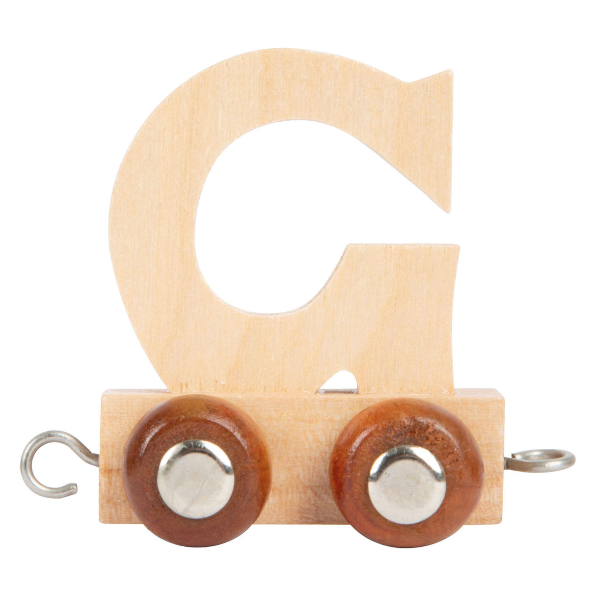 Piede piccolo - trenino di lettere in legno - g