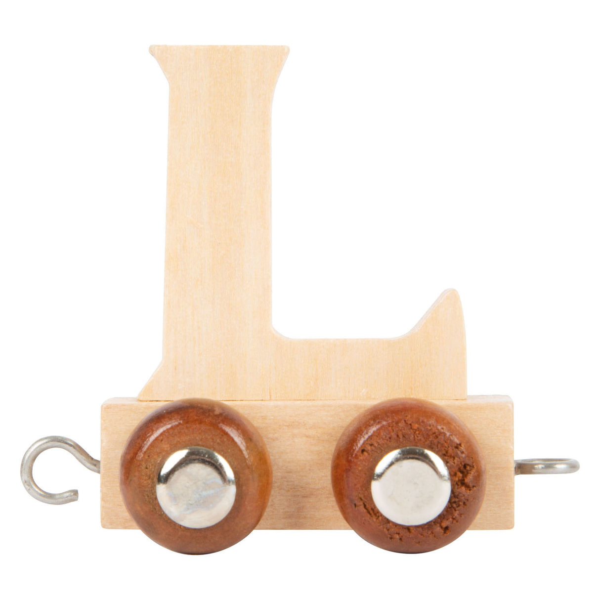 Small foot - wooden letter train - l - 12 pieces