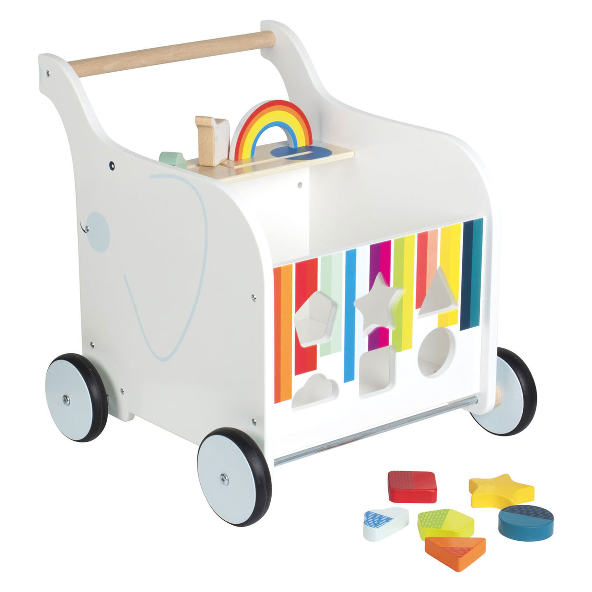 Liten fot - Baby Walker Toy Box Elephant