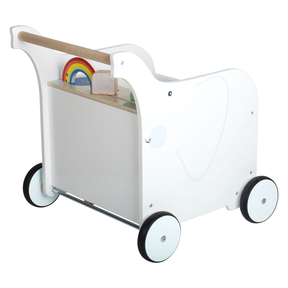 Liten fot - Baby Walker Toy Box Elephant