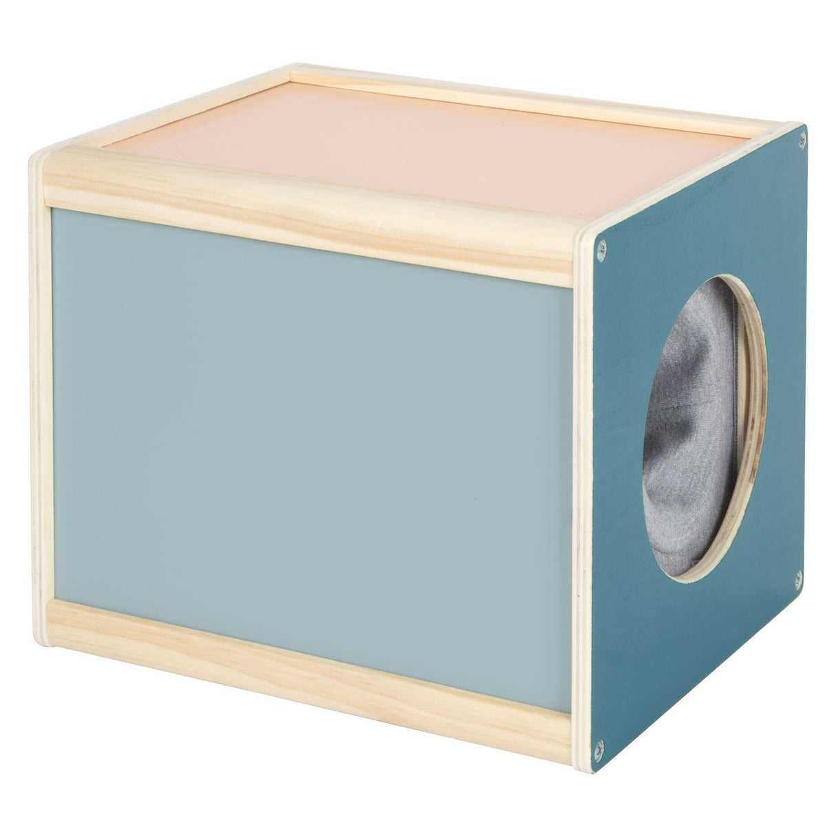 Majhno stopalo - lesena senzorična fiksna škatla senzorična
