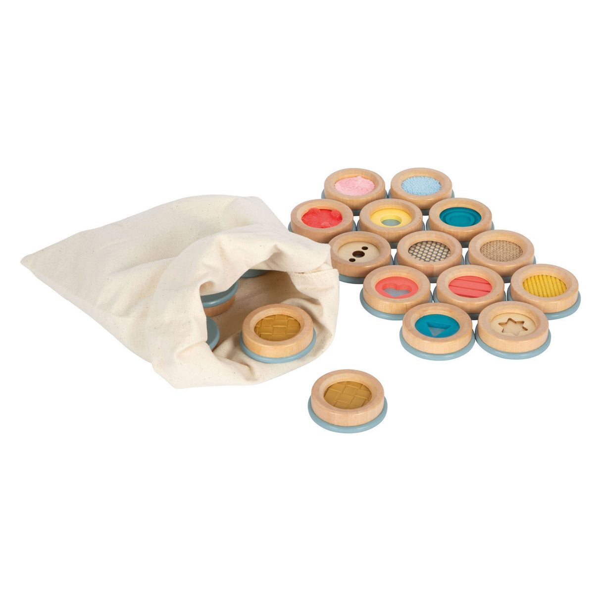 Lille fod - sensorisk træhukommelsesspil sensorisk