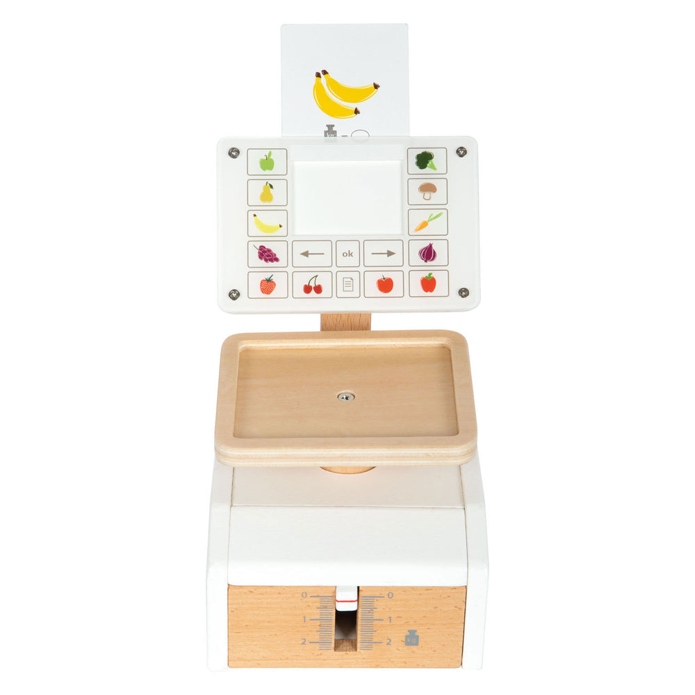 Small foot - wooden scale fresh