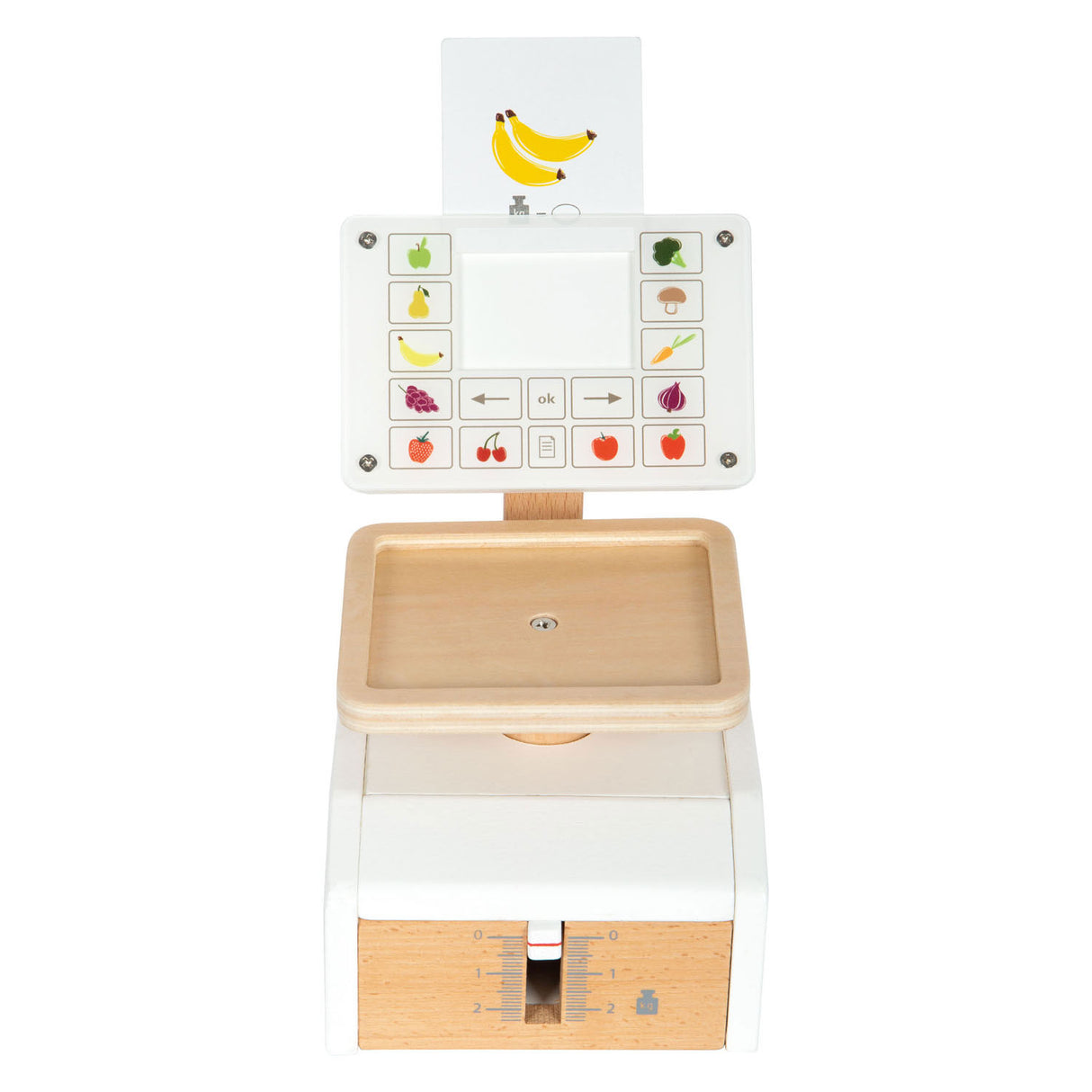 Small foot - wooden scale fresh