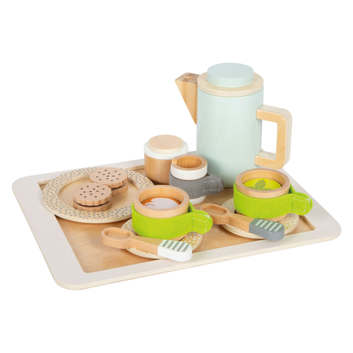 Liten fot - tre Speelkeuken kaffe og tesett