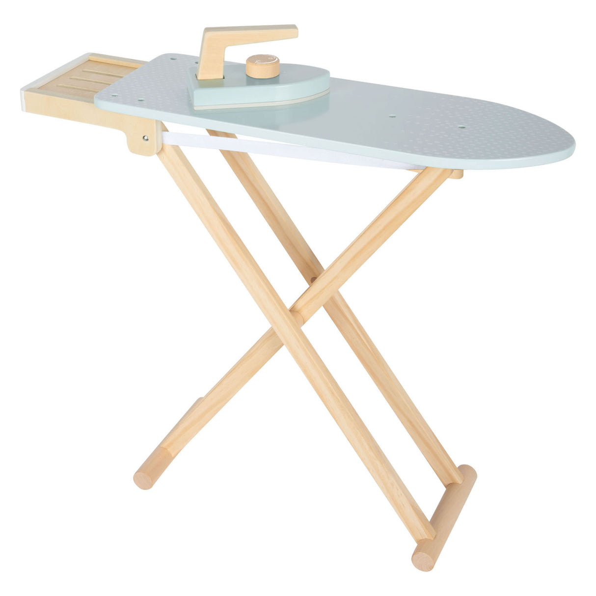 Pé pequeno - Placa de ferro de madeira com ferro