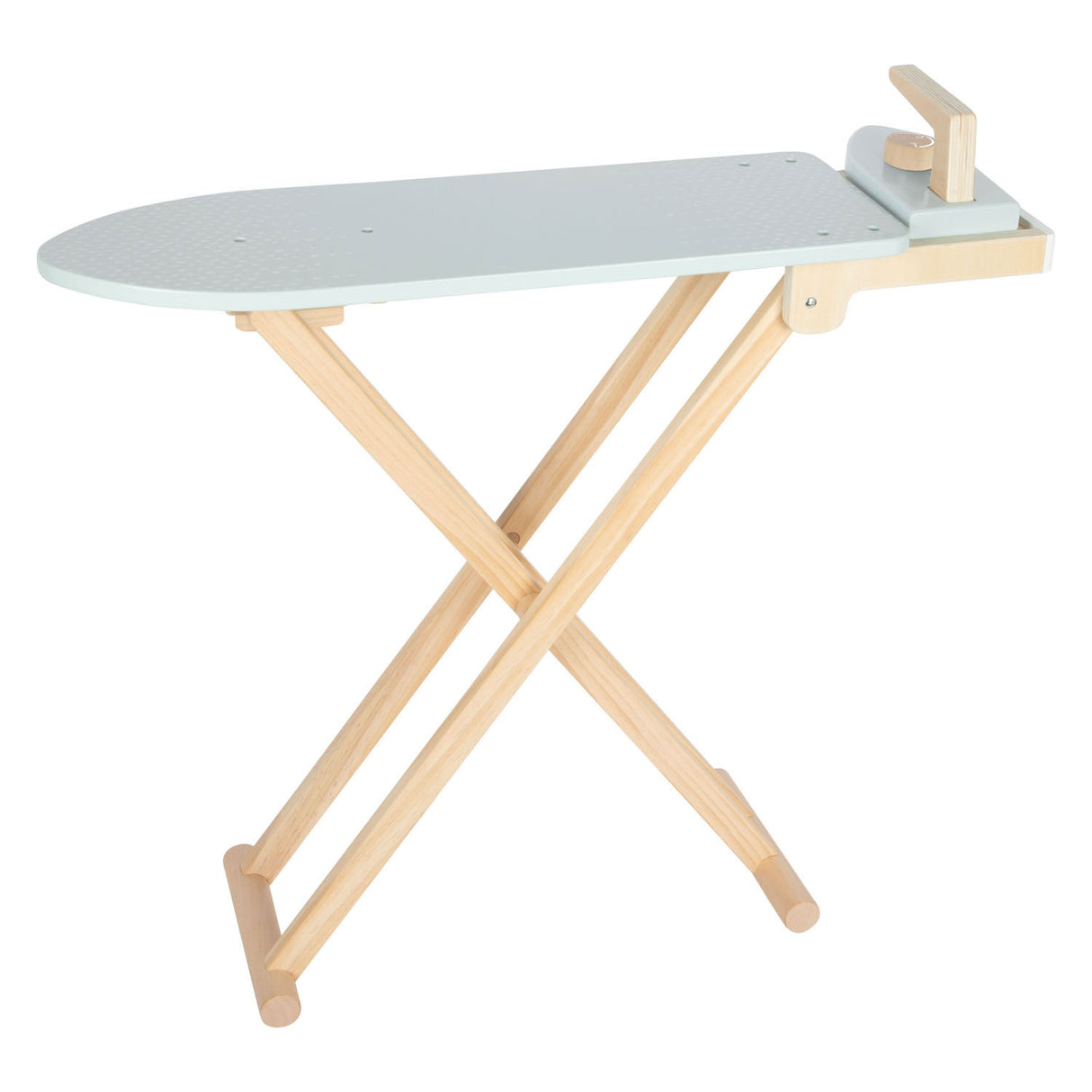 Pé pequeno - Placa de ferro de madeira com ferro