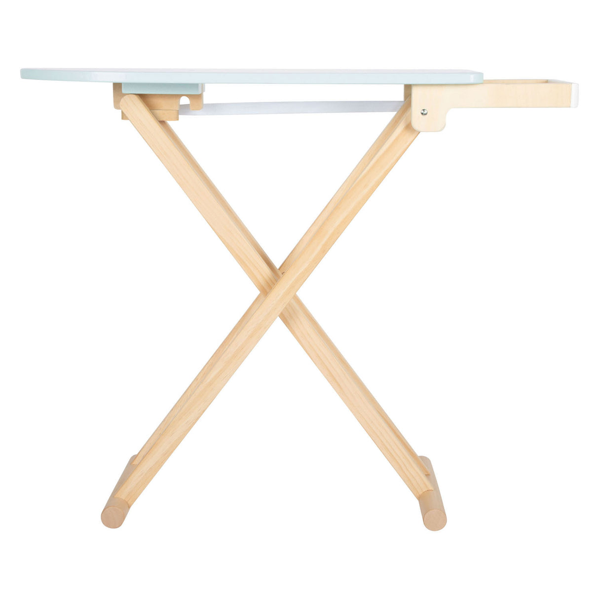 Pé pequeno - Placa de ferro de madeira com ferro