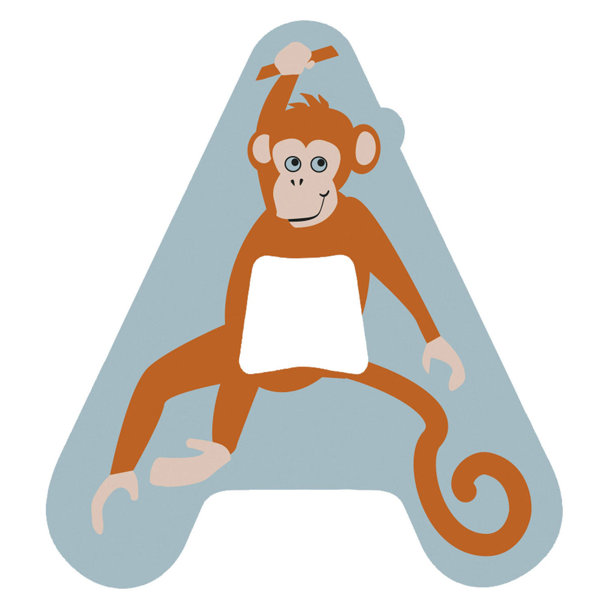 Краче - дървено животно детско писмо - а