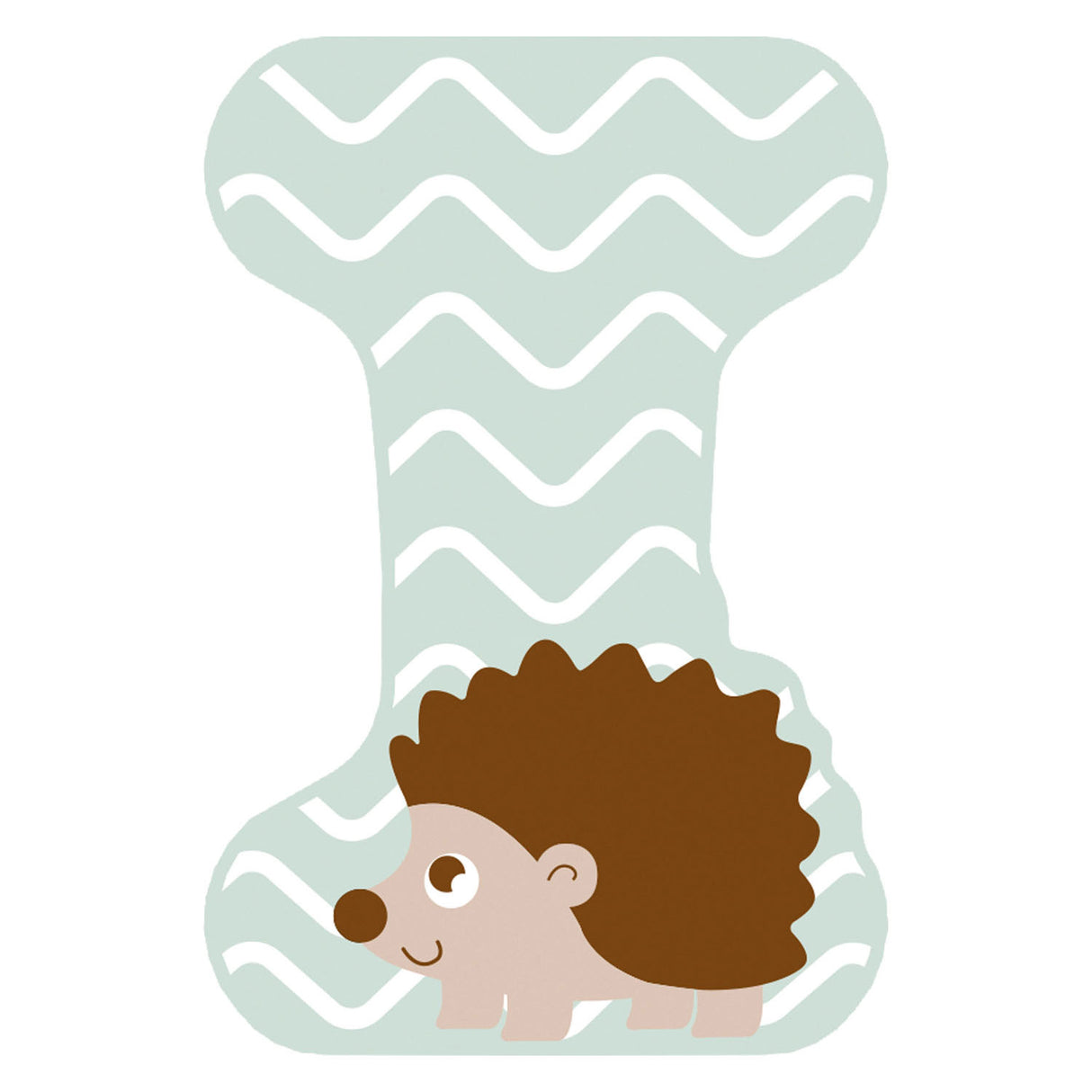 Small foot - houten dieren kinderletter - i