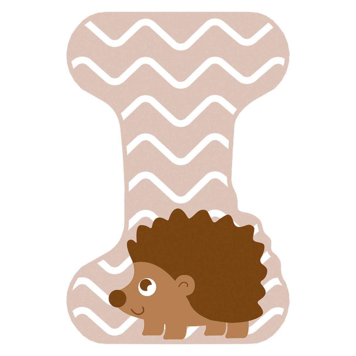 Small foot - houten dieren kinderletter - i