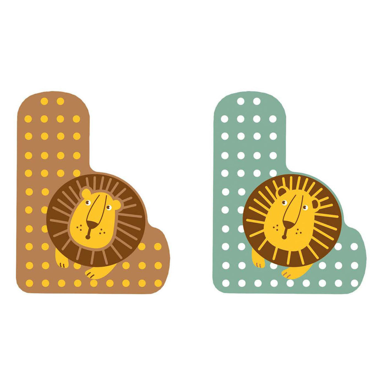 Small foot - wooden animal children's letter - l