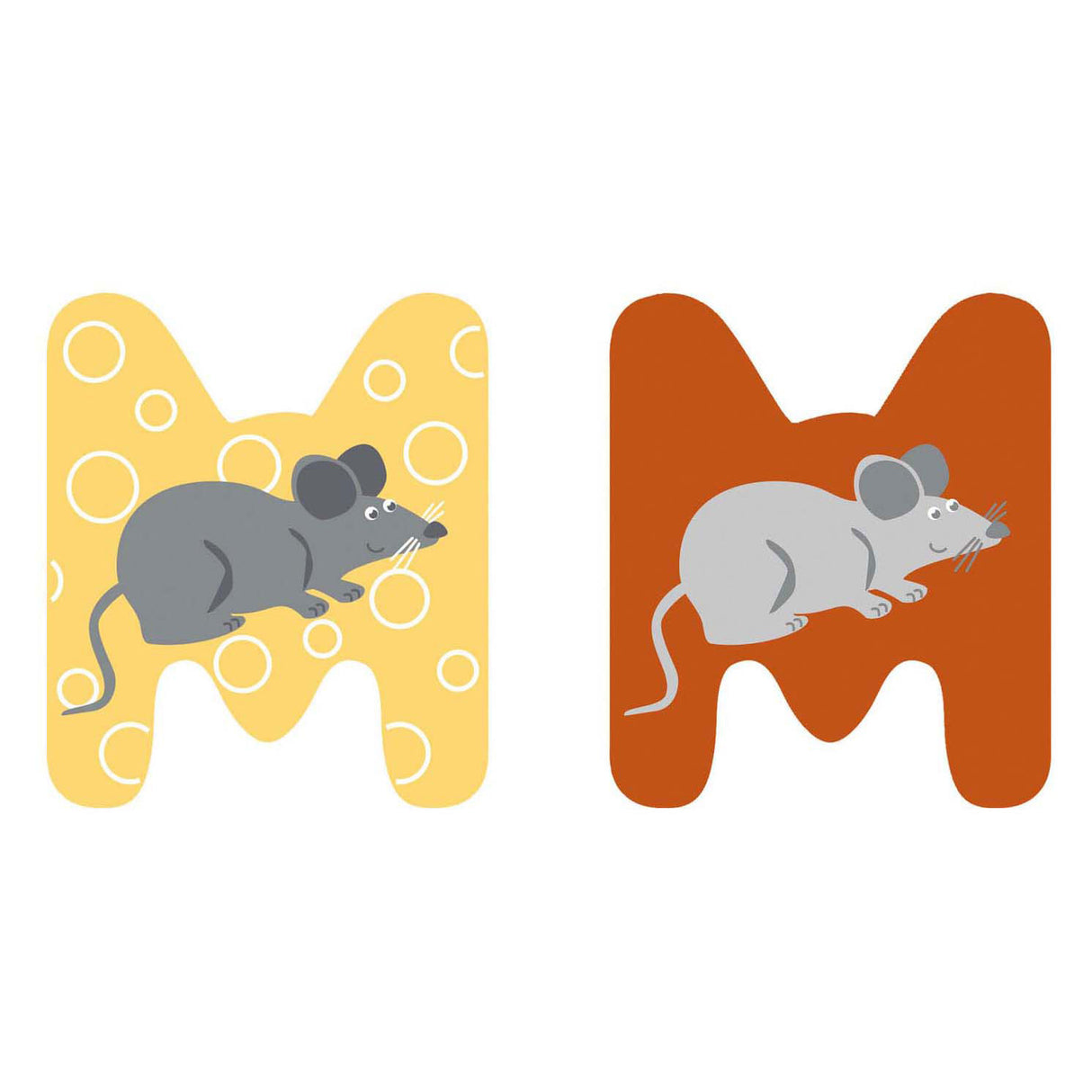 Kis láb - fa állat gyermeklevél - m