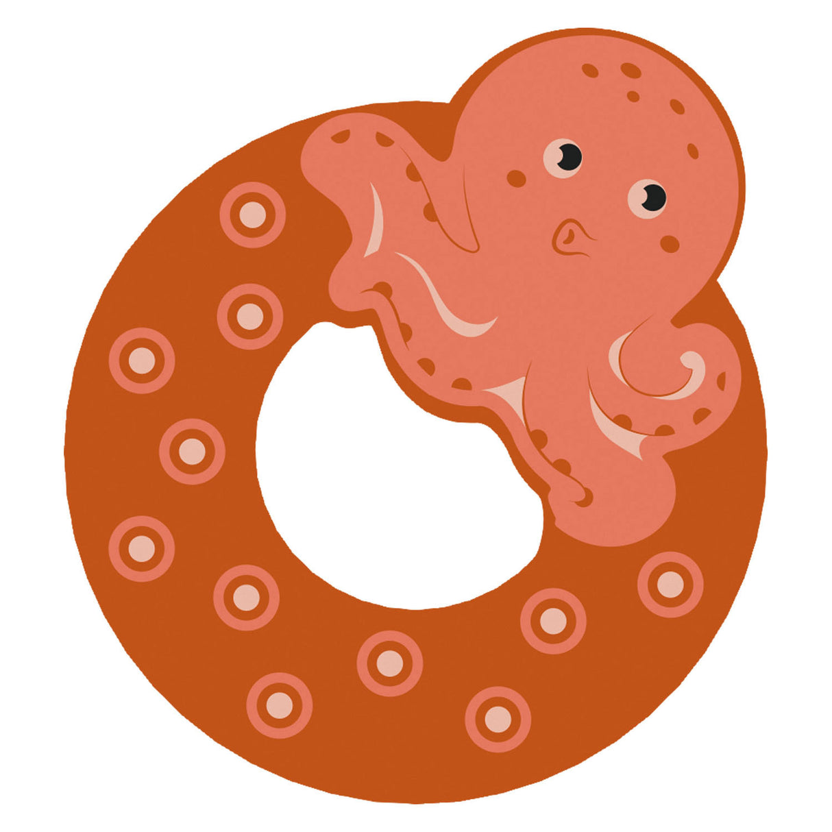 Cos beag - litir leanaí ainmhithe adhmaid - o