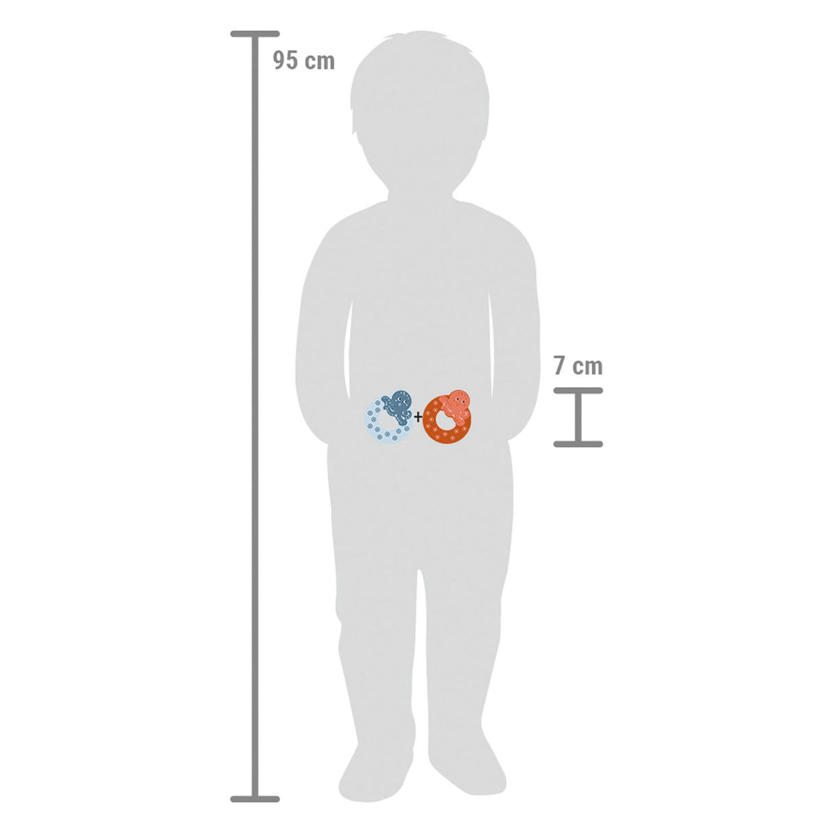 Cos beag - litir leanaí ainmhithe adhmaid - o