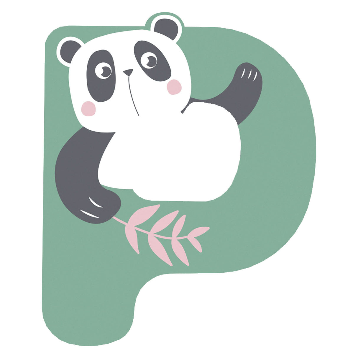 Liten fot - trädjur barnbokstav - sid