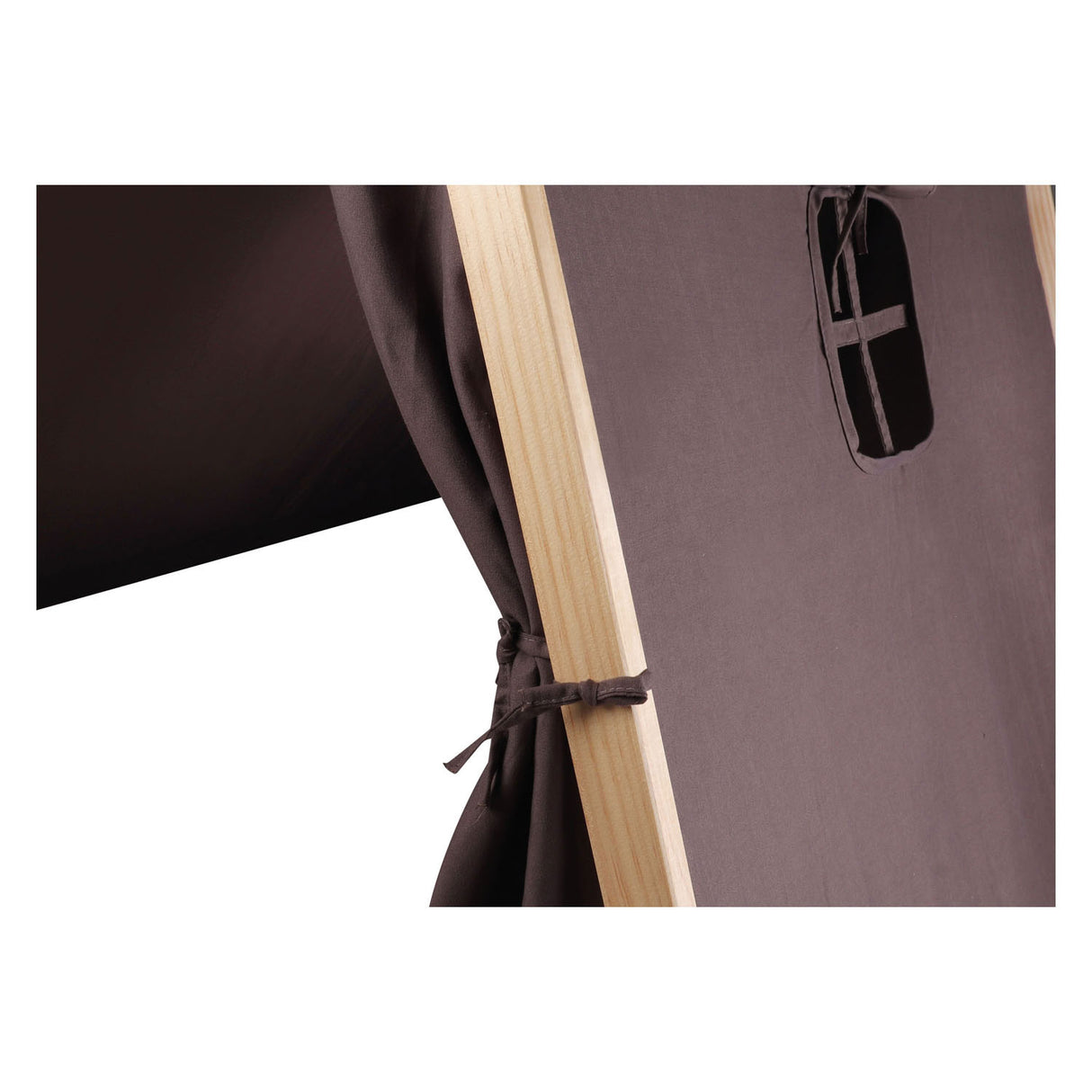 Liten fot taupe speeltent för inuti