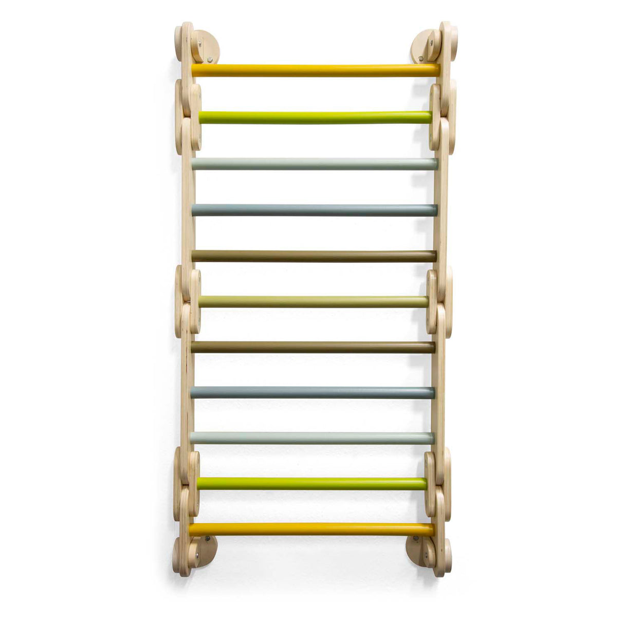Small foot - wooden climbing frame 2-in-1 triangle and wall rack adventure