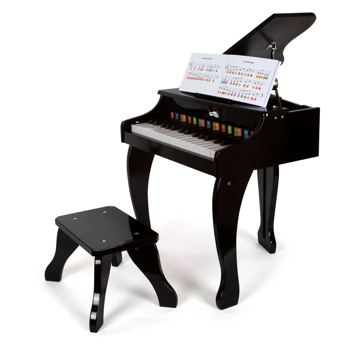 Small foot - black wooden children's grand piano