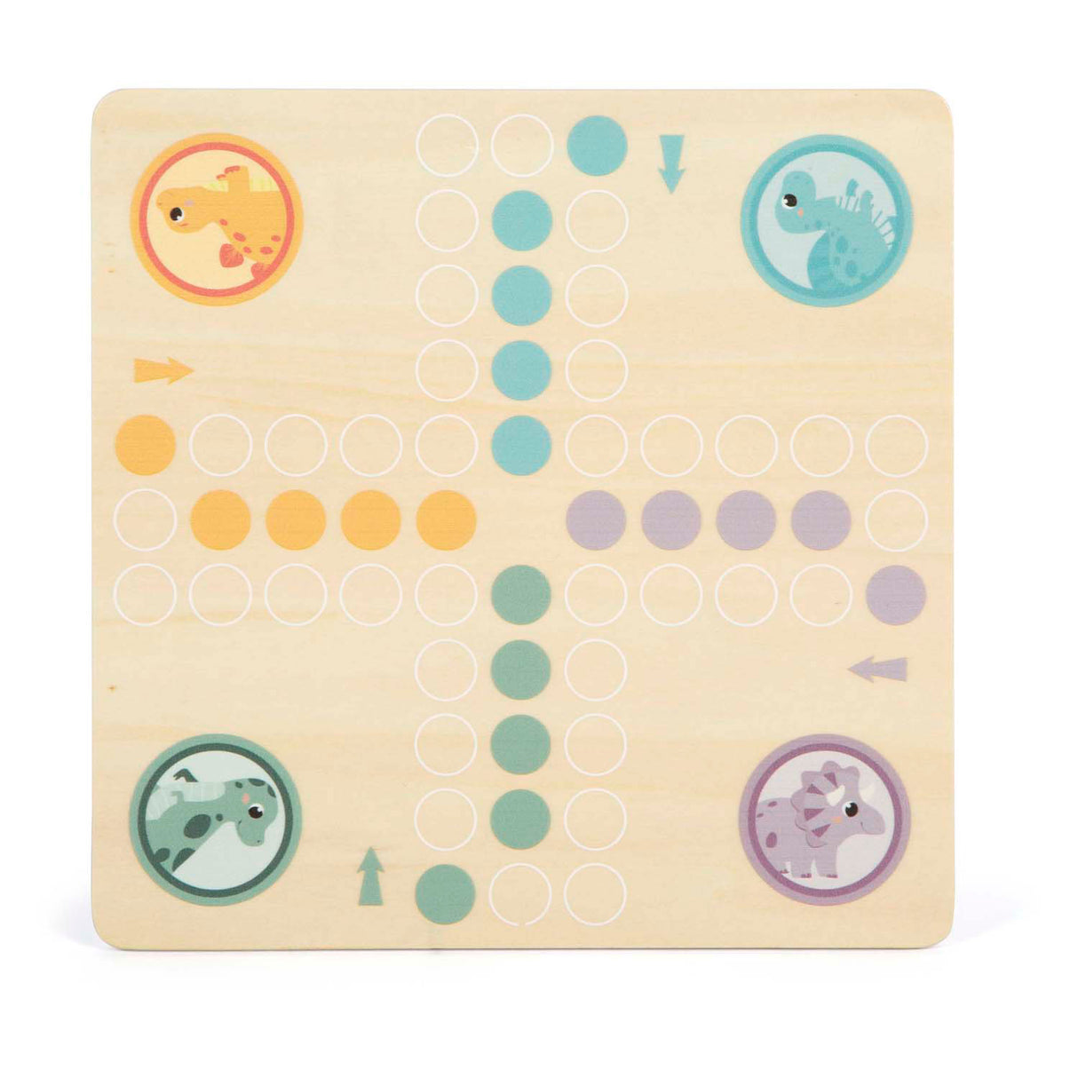 Small foot - wooden dino ludo game