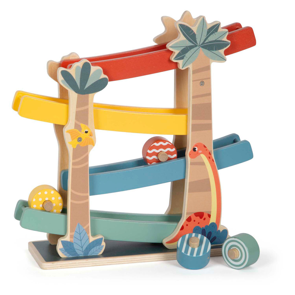 Small foot - wooden marble track dino