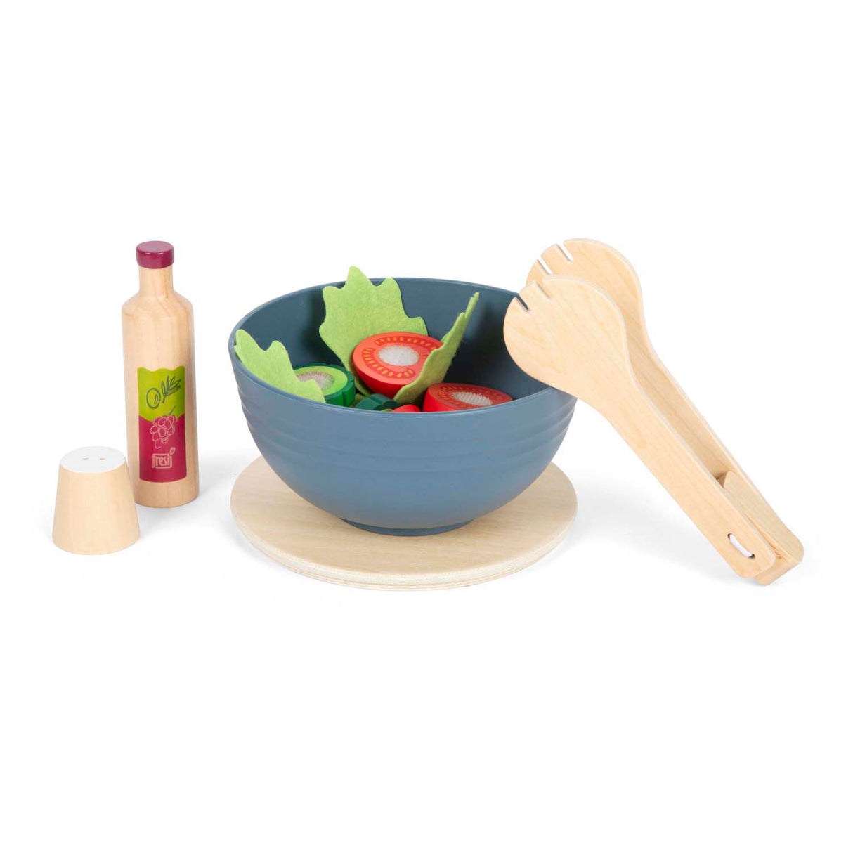 Small foot - wooden toy food salad play set, 11 pieces.