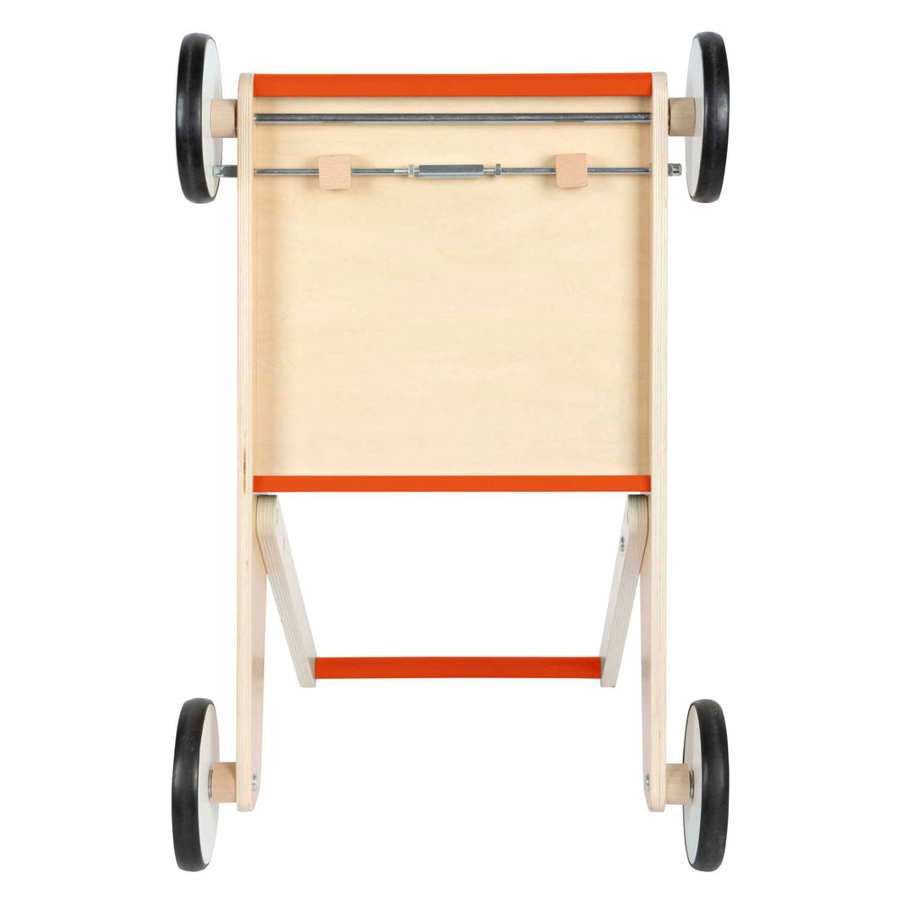 Small foot - houten loopwagen koper rood