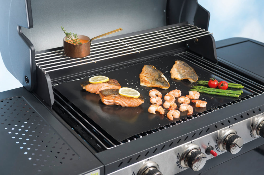 Nostik Barbecue-Grillfolie 40x50cm antihaftbeschichtet schwarz