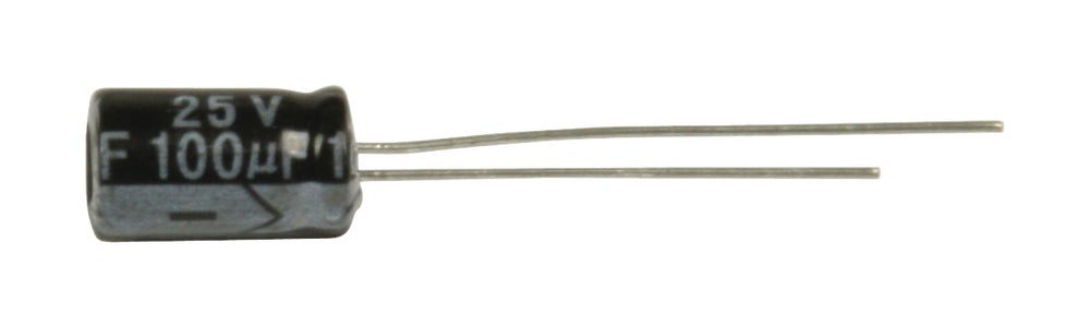 Fixapart 100 25pht ra. condensateur électrolytique 100 uf 25 v 105