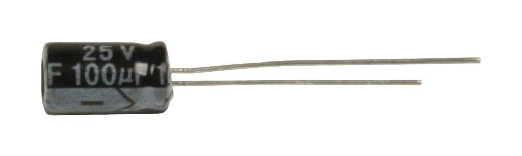 Fixapart 100 25pht ra. condensateur électrolytique 100 uf 25 v 105