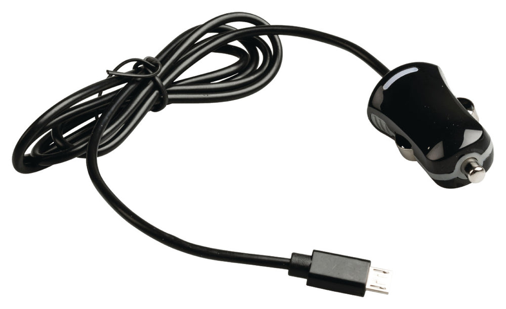 Valueline vlmb60890b10 Micro Usb Auto Charger Micro USB Male - 12V Autoverbindung 1.00 m schwaarz 2.1a