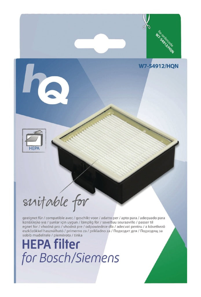Filtro Hepa activo HQ W7-54912-N Bosch Siemens