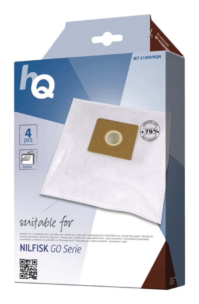 HQ W7-51559 N Bolsa para aspiradora Nilfisk Serie Go
