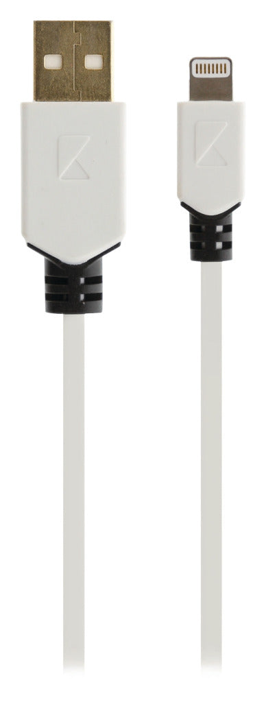 K ouml;nig knm39300w10 sync and charge cable 8-pin lightning male - USB 2.0 a male 1.00 m white