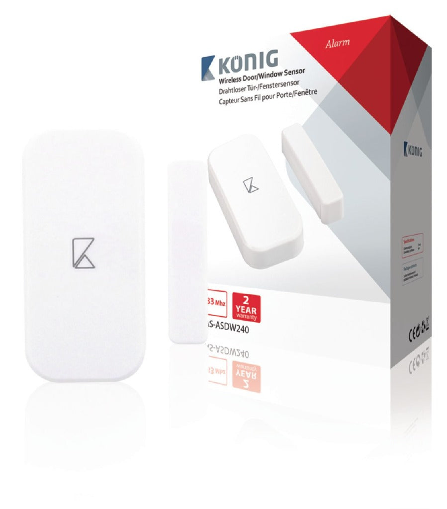 K ouml;nig K ouml;nig SAS-ASDW240 Wireless Door Window Sensor for Sas-alarm240