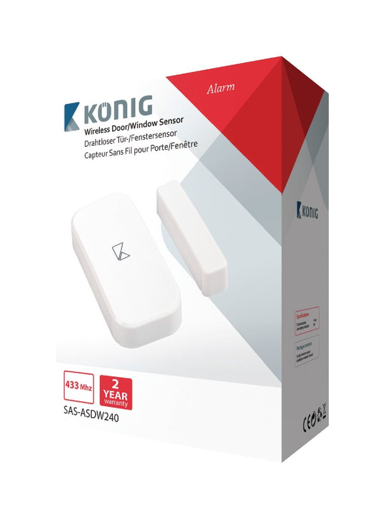 K ouml;nig K ouml;nig SAS-ASDW240 Wireless Door Window Sensor for Sas-alarm240