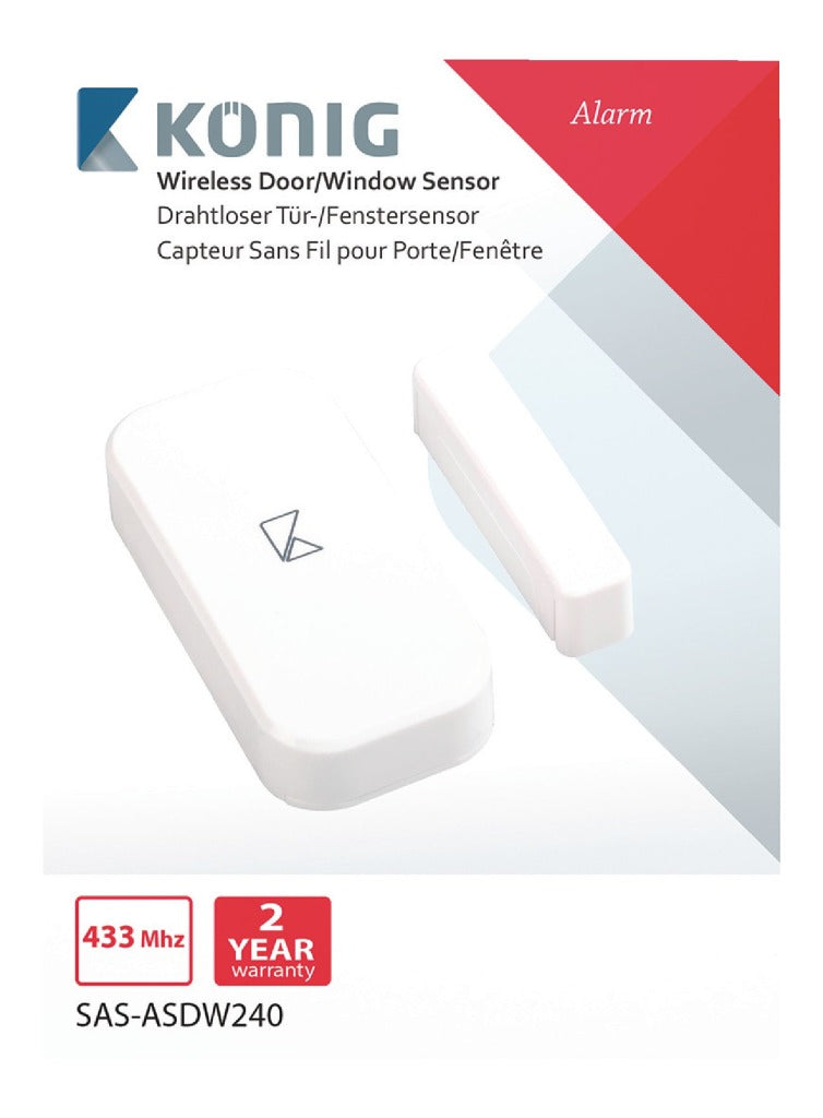 K ouml;nig K ouml;nig SAS-ASDW240 Wireless Door Window Sensor for Sas-alarm240