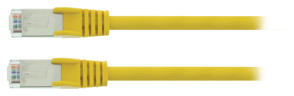 Valueline vlcp85121y025 cat5e sf utp mrežni kabel rj45 (8 8) moški - rj45 (8 8) moški 0,25 m rumen